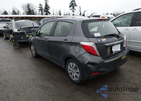 2012 Toyota Yaris Le z USA, uszkodzony, nr VIN JTDKTUD38CD527163